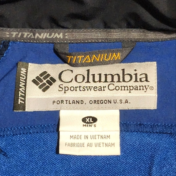 Columbia Sportswear Jacket Full Zipper Pockets Titanium - Picture 6 of 11